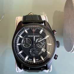 EMPORIO ARMANI CHRONOGRAPH MATT BLACK MENS WATCH AR6035 