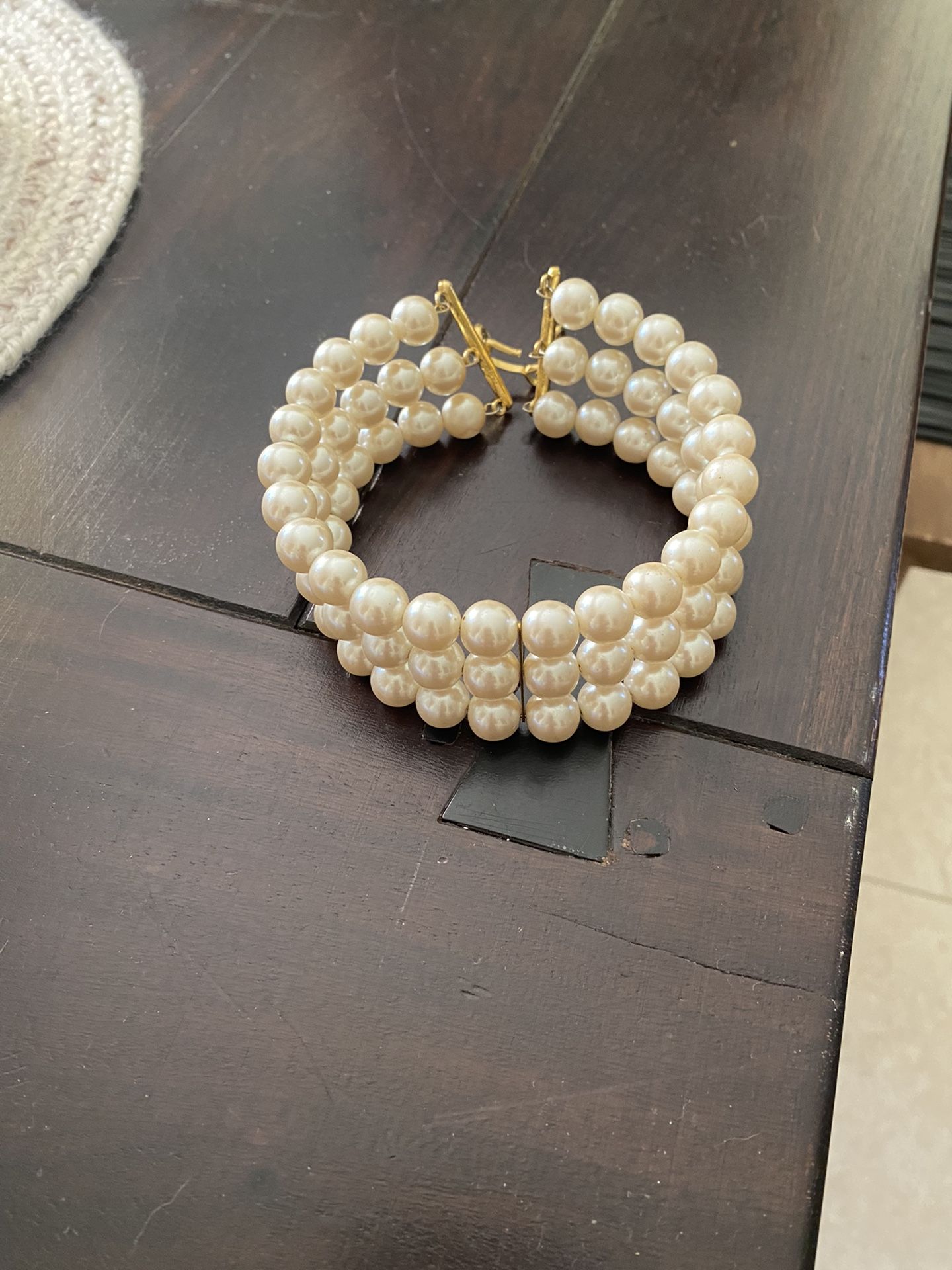 Faux Pearl Designer Choker