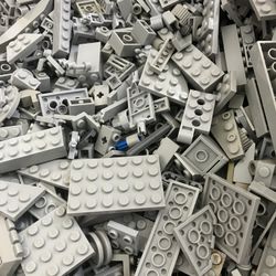 Lego Pieces Gray 500 Pieces 