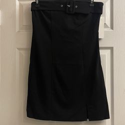 Brand New Black Strapless Dress Size XL Juniors 