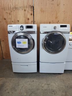 🌼Spring Sale! Samsung Front Load Washer Dryer Electric Set-Warranty Included