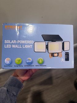 Solar Powered LED Wall Light