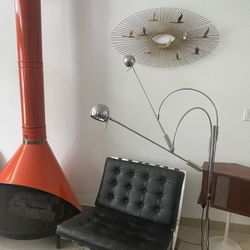 Sonneman 2 arm orbiter lamp Mid Century Modern MCM