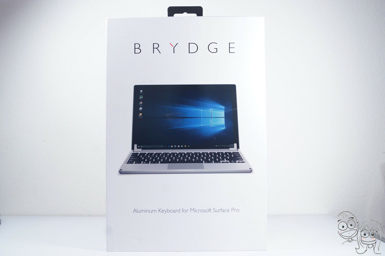 Brydge- Bluetooth Wireless Keyboard for Microsoft Surface Pro 4 5 6 & 7 (Silver)