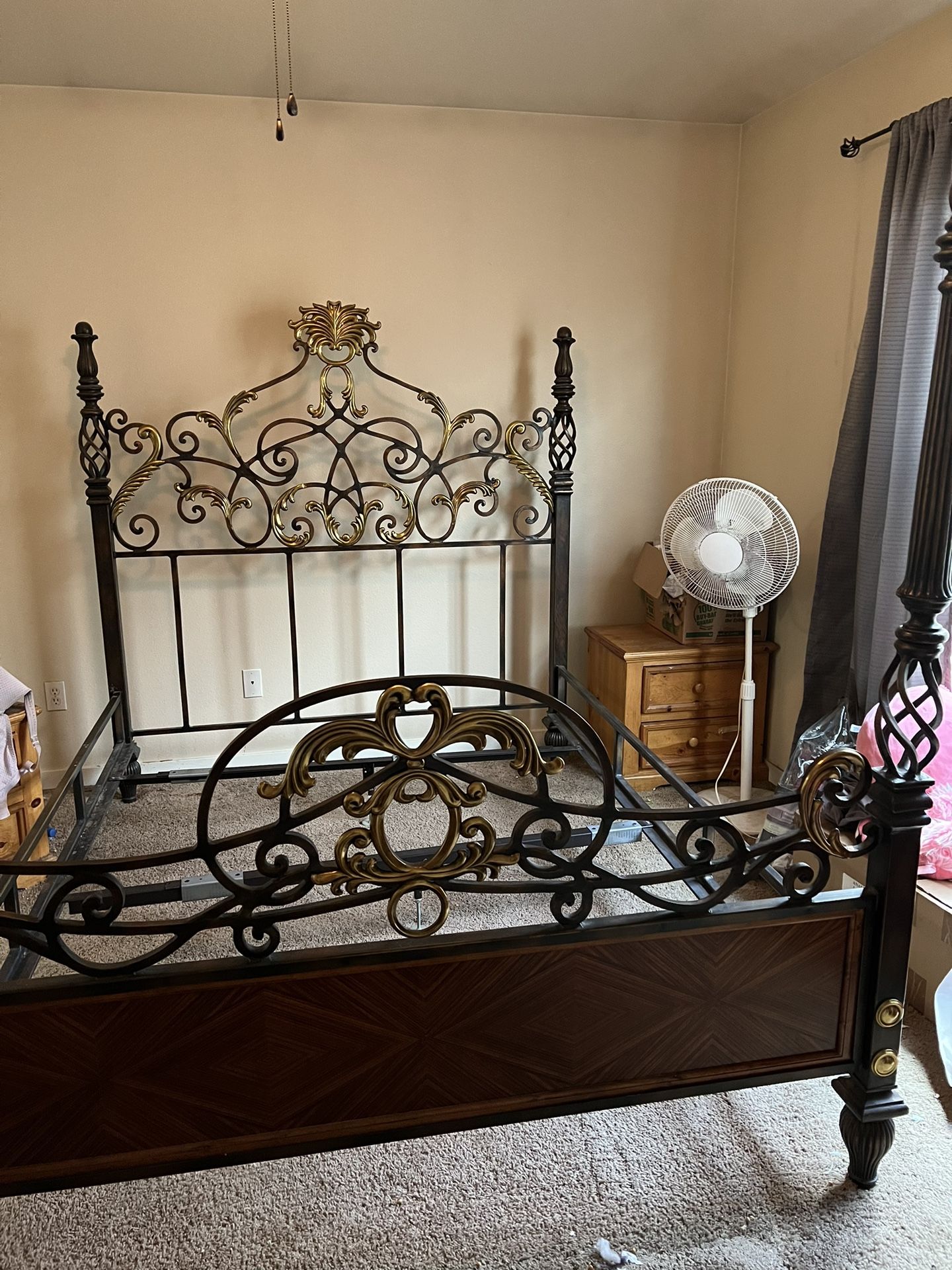 Detailed Queen Bed Frame