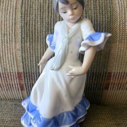 Lladro #5193 JUANITA Flamenco Girl Dancer Glossy Figurine Vintage 1983