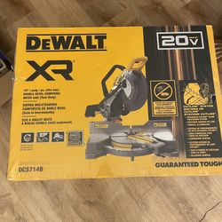 DEWALT 20-Volt MAX XR Cordless 10 in. Dual Bevel Fixed Miter Saw (Tool Only)