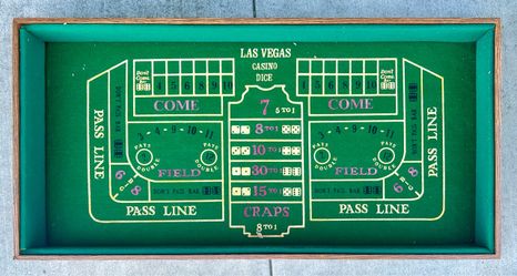 Vintage Cambor Las Vegas Casino Dice Tabletop Craps Set – Item 1014