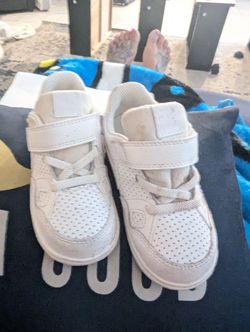 Nike Jordans White Babies Size 8C