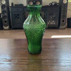Green Flower Vase 