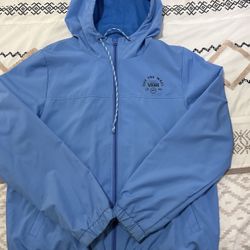 Blue vans Windbreaker Jacket Size L