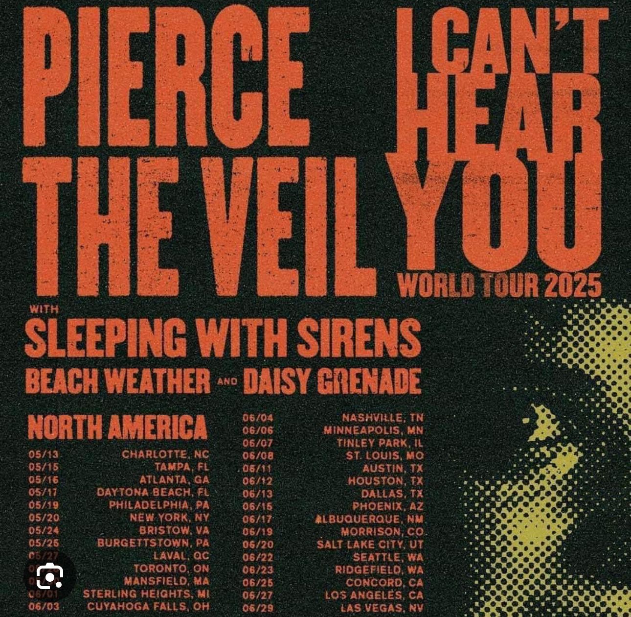 Selling 2 Pierce The Veil Pit Tickets!
