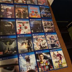 $15! Per Good mas O menos Games Juegos $15! Cada uno or 8 for $100! Free Delivery PS4 PS5 Games. All works
