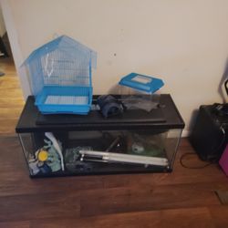 Aquarium And Bird Cage,,,More