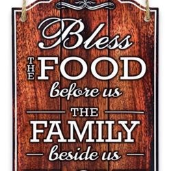 Rustic House Wall Decor 8.5x14.5 Inch (Brown)