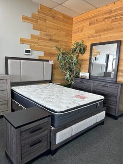 Brand New Bedroom Furniture Set Queen & King Size Available, Exclusive Jamestown. Free Home Delivery!