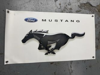 Ford Mustang Horse Emblem Poster