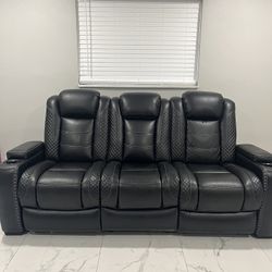 Leather Sofa Recliner
