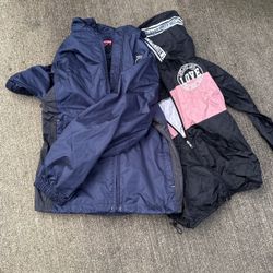 2 Ladies Light Jackets Size M And L 