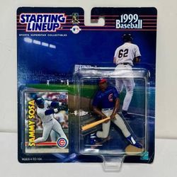 Sealed Box Collectible Starting Lineup 1999 MBL Chicago Cubs Baseball Sammy Sosa Figurine Doll
