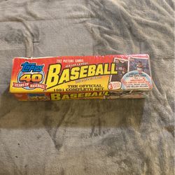 1991 TOPPS MAJOR LEAGUE BASEBALL THE OFFICIAL COMPLETE SET SEALED 