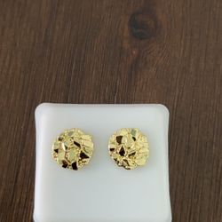 golden nugget earrings