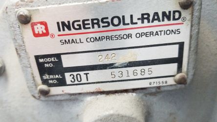 Ingersoll Rand 30T Air Pump For Air Pressure