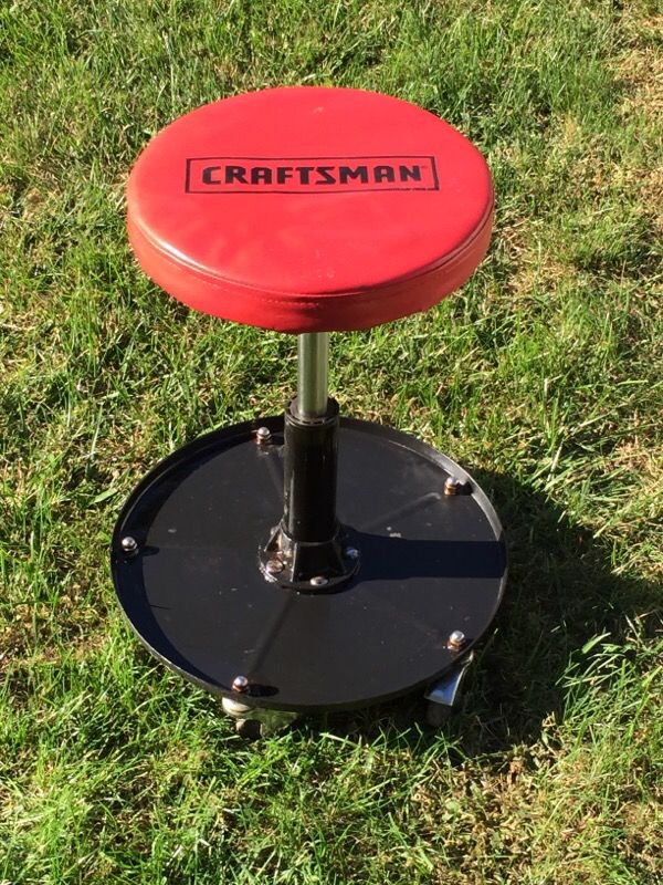 Craftsman pneumatic/adjustable height shop stool.