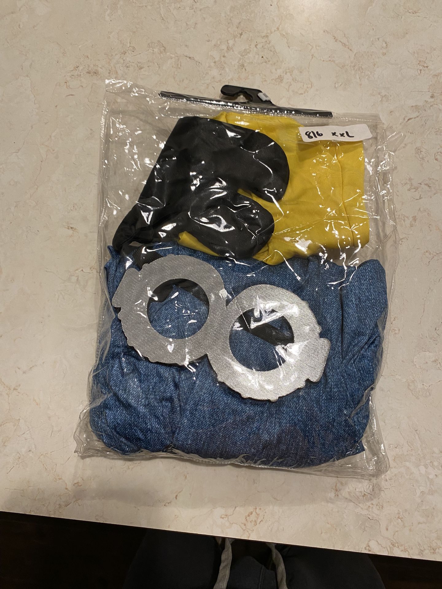 Adult Minion Halloween Costume 2XL