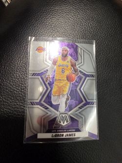 LeBron James Lakers mosaic purple Panini nba SPORTS CARD!