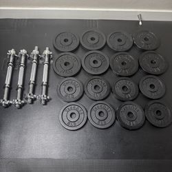 Yes4All Adjustable Dumbbell Set with Weight Plates