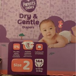 Parents Choice Size 2 Diapers 