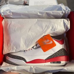 Jordan 3 Fire Red