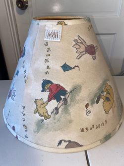 Damaged Vtg Winnie the Pooh lampshade