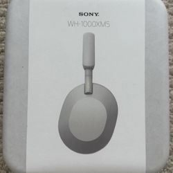 Authentic SEALED New Sony WH-1000XM5 Wireless Noise Canceling Headphones-Silver