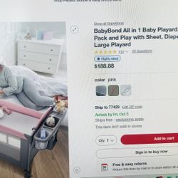 Baby Crib / Playard / Pack And Play