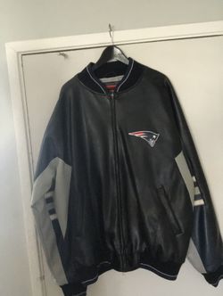 Patriots leather jacket XXL