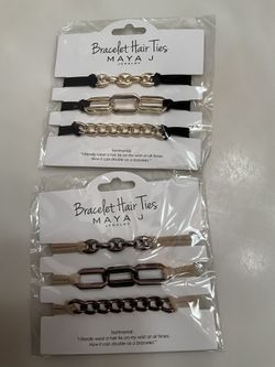 Stretch Hair Ties Or Bracelet WRIST Ties/NEW