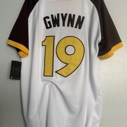 Tony Gwynn San Diego Padres White Home Cooperstown Collection Player Jersey