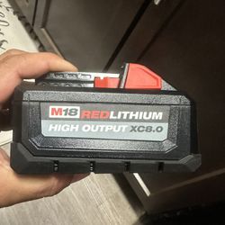 Milwaukee High Output 8.0 Battery 
