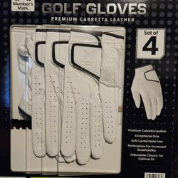 Members Mark Golf Gloves -  Small  Qty 3