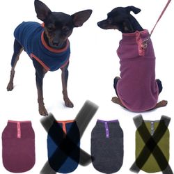 UPDATED: Cute Small Breed Dog Warm Fleece Vest