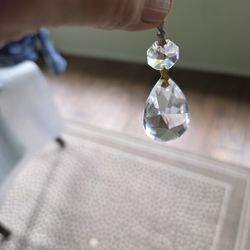 24 Tear Drop Swarovski Crystals