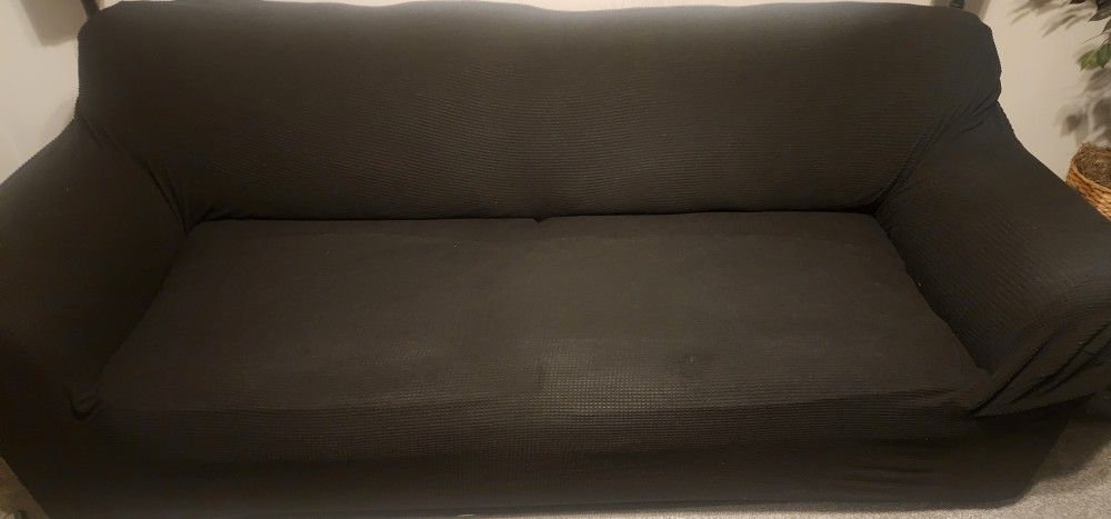 Sofa Bed With Black Cover