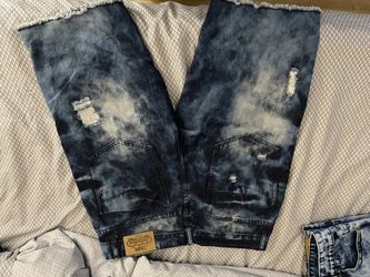 Men jean shorts