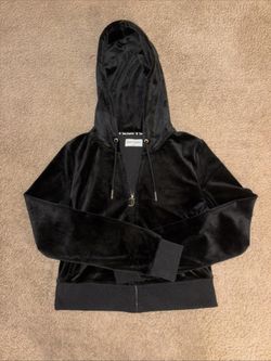 Juicy Couture OG Big Bling Velour Hoodie Size Medium