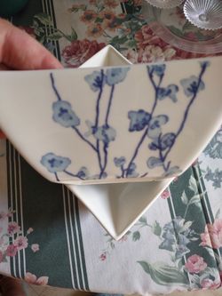 New, "Oriental Blossom", 3 Dish Set