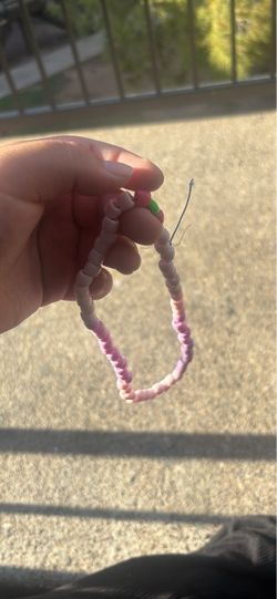 Pink n purple kids necklace
