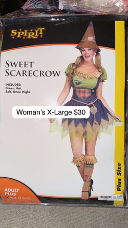 Spirit Sweet Scarecrow Halloween Costume Plus Size