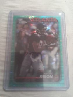 2024 Topps Chrome Aqua Sonor Andre Rison 69/199.